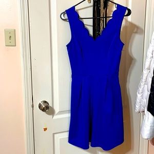 Blue sundress with pocket